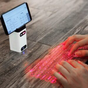 Teclado Virtual Laser Projetor Telefone com Teclado Sem Fio Bluetooth Para Pad Computador Portátil Com a Função de Mouse