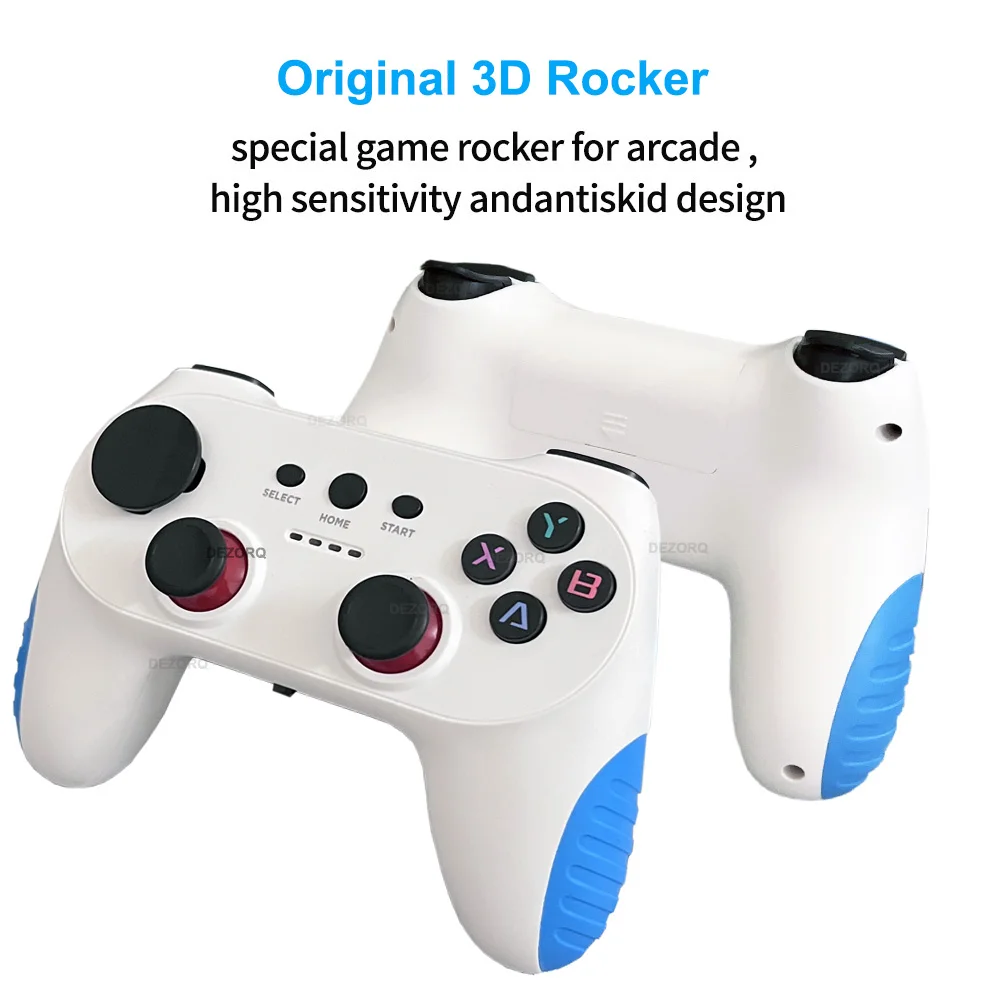128G X10 PRO GameStick 4K HD TV Console de videogame Jogos 3D 40 + simuladores S905 x 3 Jogos retrô Controlador duplo 2.4G - Imagem 3