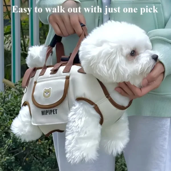 Mochila Transportadora para Pets com Guia – Conforto e Mobilidade para Passeios