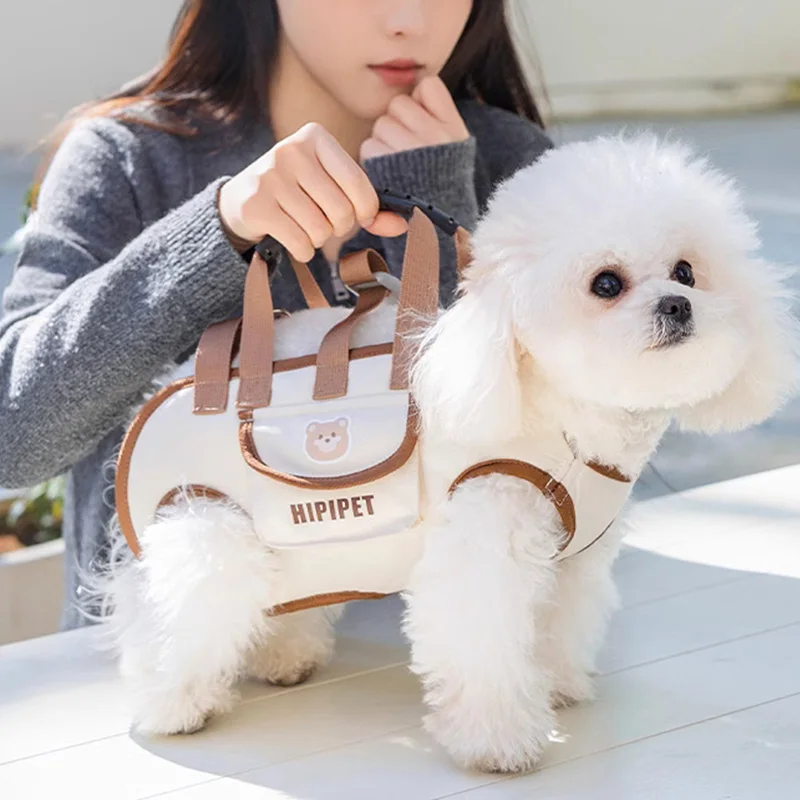 Bolsa multifuncional para cães, portátil, fácil de limpar, com alça ajustável para animais de estimação para passeio, idosos ou feridos. - Imagem 5