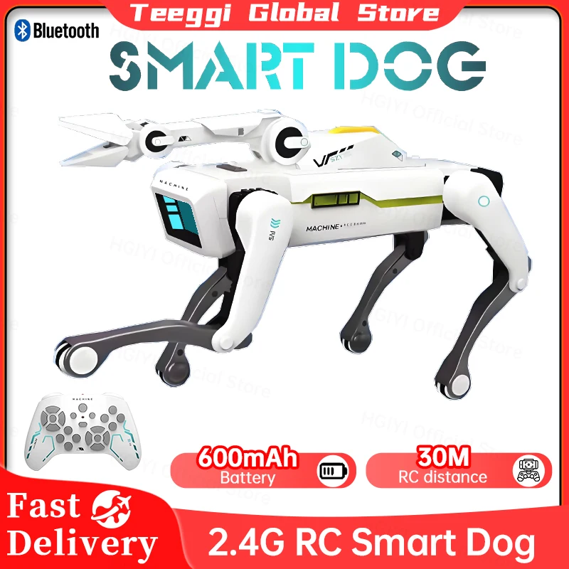 Smart Dog com app, e controle - multifuncional cão ,ducativo biônico inteligente um verdadeiro robô