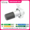 FIFINE-XLR Microfone dinâmico com monitoramento em tempo real, microfone de streaming USB, botão de ganho, toque-mudo para PC,Mixer-K688