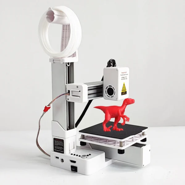 Impressora 3D, EasyThreed compatível com filamento PLA TPU de 1,75 mm inclui adaptador de alimentação.