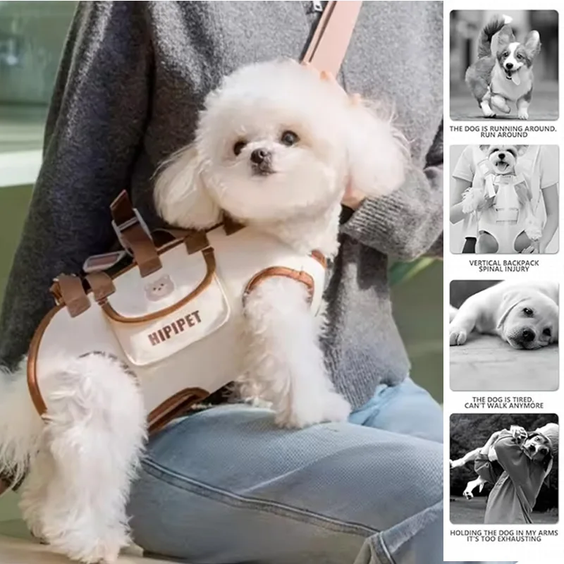 Bolsa multifuncional para cães, portátil, fácil de limpar, com alça ajustável para animais de estimação para passeio, idosos ou feridos. - Imagem 4