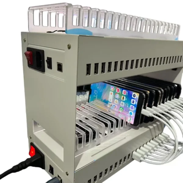 Fazenda De Celulares android controle sincronização por lote gerenciamento unificado smartphones