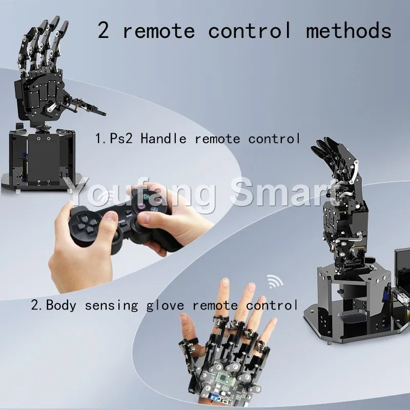 Mão robô biônica, controle na palma da mão - codigo aberto arduino - Imagem 5