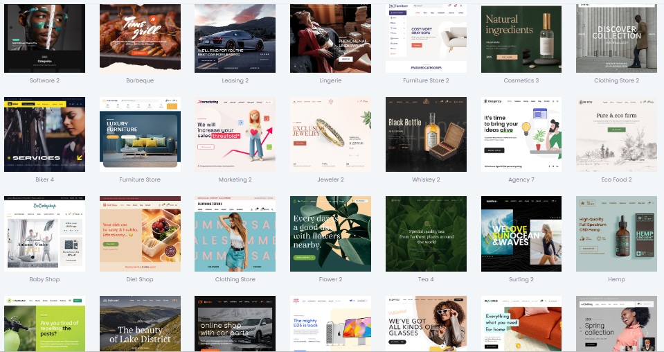 BeTheme  mais de 700 modelos pré-construídos para WordPress