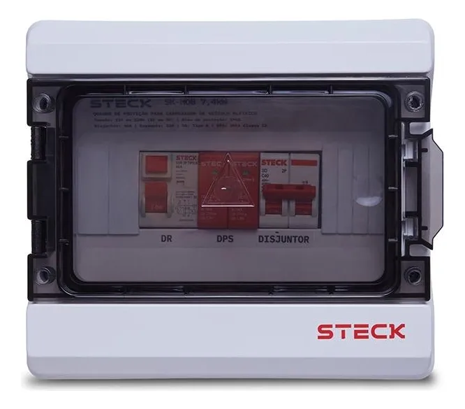 Quadro Protetor de Carregador Veicular 7,5kw 220v