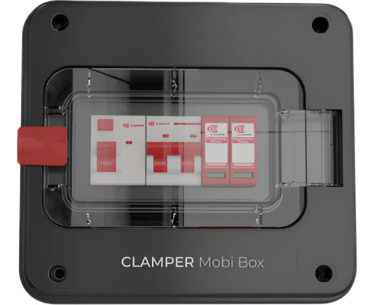 QUADRO PROTETOR 8kW 220V 40A – CLAMPER MOBI (SEM TOMADA)
