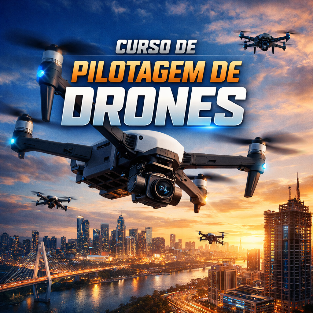 Curso de Pilotagem de Drones + LEGISLAÇÃO