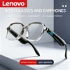 Óculos Inteligentes Bluetooth Lenovo com Fones de Ouvido, Novos Óculos 2-em-1 com Tradução AI e Controle por Toque, com Bateria de Longa Duração