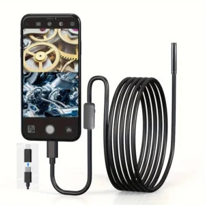 Câmera endoscópica industrial com duas portas para sistema iOS/Android HD 960P