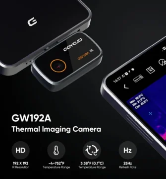 GOYOJO Câmera de Imagem Térmica para iPhone e Android Phone Termovisor Infravermelho Reparação de Inspeção Câmera Termográfica GW192A