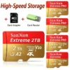 Cartão de Memória Classe 10 UHS-1 de Alta Velocidade 128GB 256GB 512GB Original Micro TF SD à Prova d'Água para PC, Laptop, Telefone, Tablet, Câmera