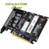 Adaptador pcie para m.2 nvme nvme m.2 pci express adaptador 32gbps placa pci-e pci x16 m chave ssd placa de expansão de computador adicionar em cartões