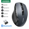 UGREEN Mouse sem fio Bluetooth 5.0 mouse ergonomic 4000dpi 6 botões mudo mouse para macbook tablet laptops computer pc 2.4g camundongos