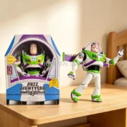 Brinquedo Original Pixar Toy Story Buzz Lightyear, Robô Interativo Falante, Figura de Ação Colecionável, Presentes de Aniversário para Crianças