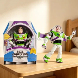 Brinquedo Original Pixar Toy Story Buzz Lightyear, Robô Interativo Falante, Figura de Ação Colecionável, Presentes de Aniversário para Crianças