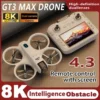 Drone com GPS profissional - HD fotografia aérea -  Controle remoto 8K