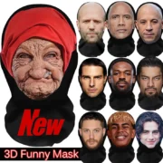 Máscara de Halloween 2026 NOVA para Cosplay, Fantasias de Baile de Máscaras, Máscaras Realistas de Celebridades, Balaclava e Acessórios de Cabeça