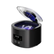 Máquina de limpeza ultrassônica recarregável por USB, 50khz, multifuncional, para cuidados com retentores invisíveis, dentaduras e joias